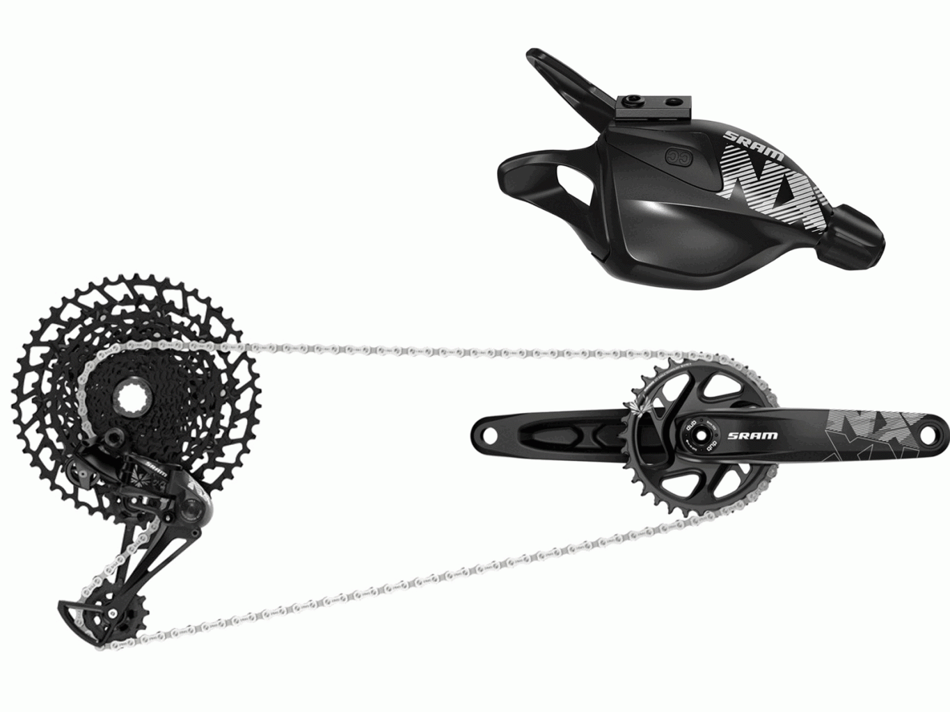 GROUPSET SRAM NX EAGLE, DUB, 170MM, BOOST