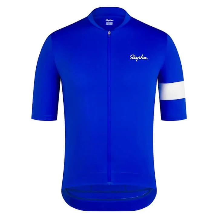 Áo Đạp Xe RAPHA Men's Core Jersey - Ultramarine/White