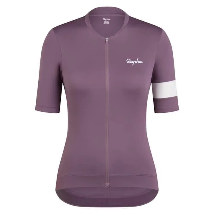 Áo Đạp Xe RAPHA Women's Core Jersey - Amethyst/White