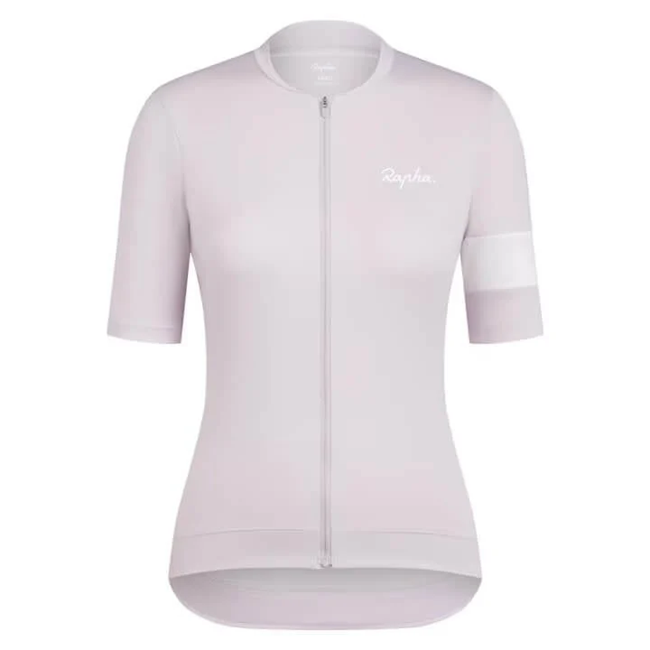 Áo Đạp Xe RAPHA Women's Core Jersey - Pale Lilac/White