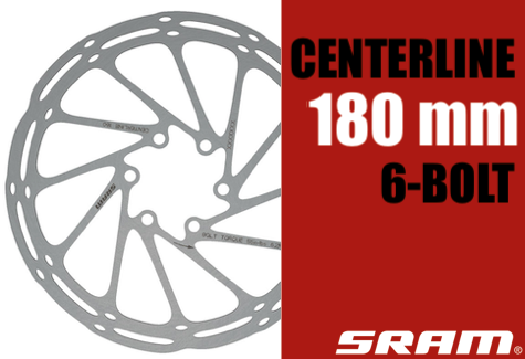 ĐĨA THẮNG 180MM SRAM ,CENTERLINE , 6 ỐC