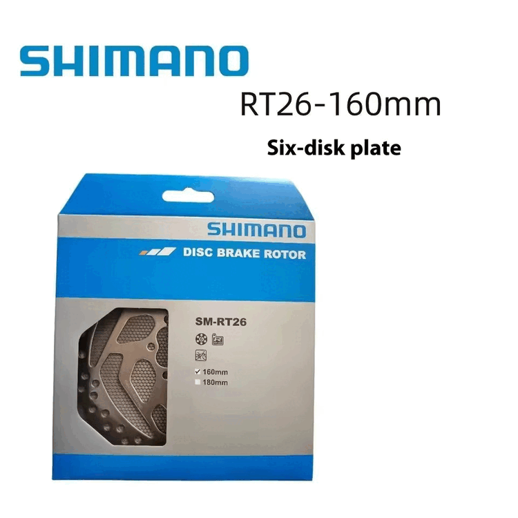 ĐĨA THẮNG 160MM SHIMANO SM-RT26, 6 ỐC