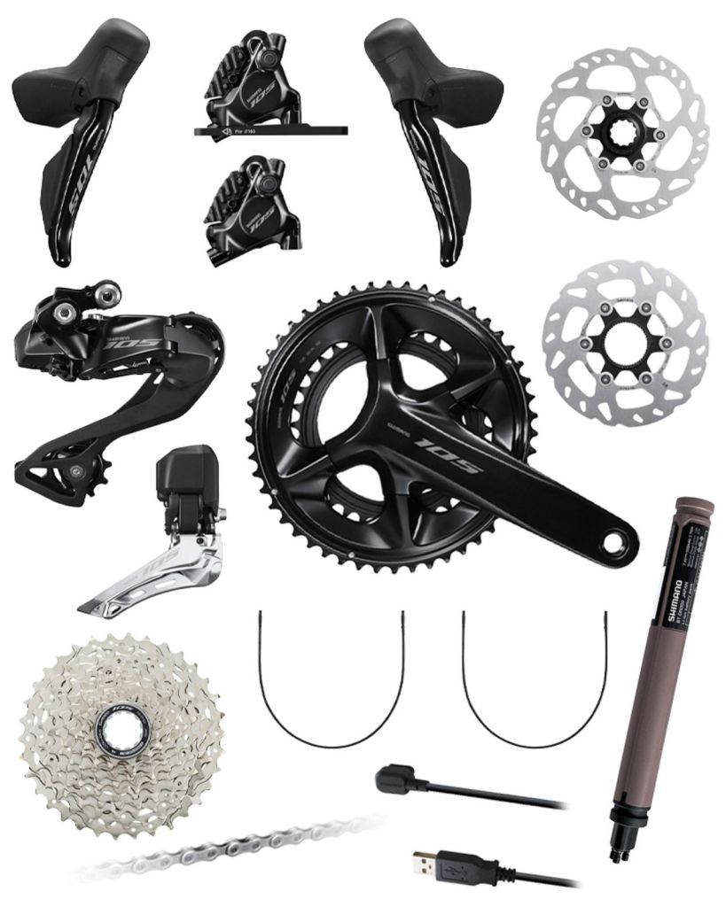 Bộ Truyền Động Shimano 105 R7170 Di2