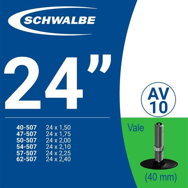 RUỘT XE ĐẠP 24” AV10 (40mm)