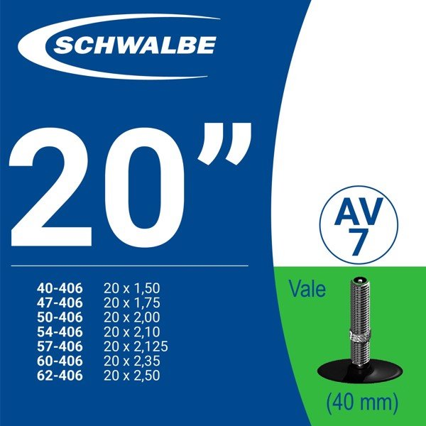 RUỘT XE ĐẠP 20” AV7 (40mm)