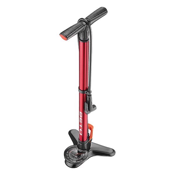 FLOOR PUMP -003AGD-RED TUBELESS TIRE CHARGER 